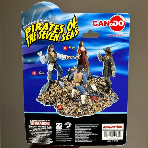 Pirates of the seven seas - black beard action figure - Picture 2 of 2